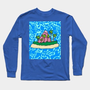 Lonely Island Relaxation Sun Long Sleeve T-Shirt